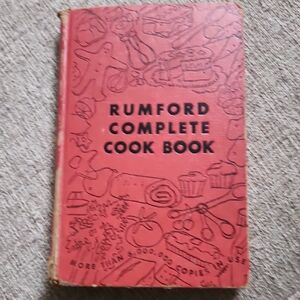 Rumford Complete Cook Book 1950 Vintage